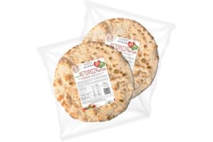 Nuova KETO ricetta! 2 BASI per KETO PIZZA BATTUTA Line@diet | 2 confezioni di base pizza ZERO ZUCCHERI da 190g ad alto contenuto di PROTEINE e FIBRE | stesa a mano in Italia