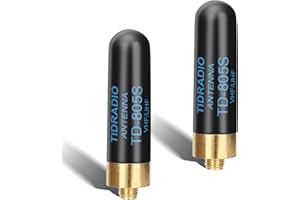 TIDRADIO TD-H3 Ham Radio Handheld Transceiver, Amateur Two Way Radio, 2 Way Radio Long Range, 5W Multiple Programming Dual Band Walkie Talkie 1 Pack (2pack- 805s-Antenna)