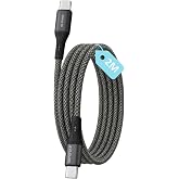 Type C-C &Ouml;RG&Uuml;L&Uuml; Şarj Kablosu, 2Metre, 60Watt PD Hızlı Şarj, REMORAX Wahoo (1Ad x 2Metre F&uuml;me)