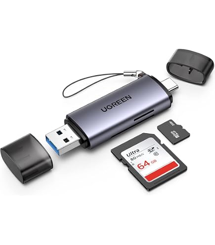 Lettore di schede UGREEN adattatore OTG da USB-C a Micro SD TF Card per