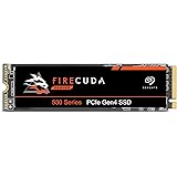 Seagate FireCuda 530 NVMe SSD 1 TB, M.2 PCIe Gen4 × 4 NVMe 1.4, up to 7,000 Mbps, 3D TLC-NAND, 640 TBW, 1.8 million hours of 