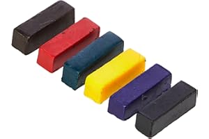 Efco Assortiment de 6 bâtons de Pigment Colorant pour Cire