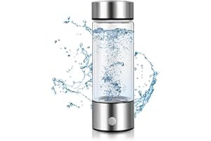 LYPPUL Bouteille à Eau Hydrogène, Générateur d'eau Portable, 420ML Rechargeable Machine d'ioniseur à Hydrogène eau Hydrogénée pour la Maison, le Bureau et les Voyages
