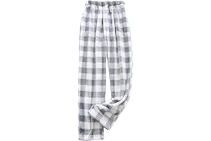 GENERISCH Schlafanzughosen FüR Damen 2024 Lässige Fuzzy-Pyjamahose Comfort Home Warm Fleece-Pyjama Super Soft Flanell Pyjama mit Taschen