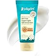 Pilgrim 5% Niacinamide Oil-Free Super Light Gel Sunscreen For Oily Skin SPF 50 PA++++ with Korean White Lotus | No White Cast, Dry Touch, Fast Absorbing | UVA/UVB , Broad Spectrum Protection | Prevents Tanning | For Women and Men | 45ml