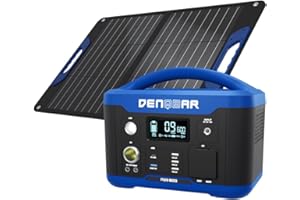 DENQBAR Solargenerator NQB 600 mit Solarpanel NQB S100, 626Wh Mobiler Stromspeicher mit 230V, 100W Solarmodul - Für Reise, Camping, Outdoor, Wohnmobil und als Notstromaggregat