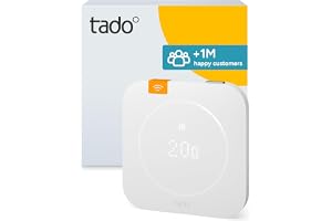 tado° Trådlös Temperatursensor X (2:a gen.) | Tillbehör för Smart Radiatortermostat X, Energibesparing, Uppladdningsbar USB-C, Enkel DIY-installation