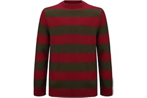 NUWIND Freddy Krueger sweter w paski, dzianinowy sweter koszmar z ulicy wiązów, kostium cosplay dla dorosłych