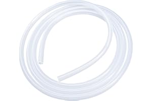 LAVMHAB Tubi flessibili in silicone per uso alimentare, diametro interno 5 mm x diametro esterno 7 mm, 3 m, tubi flessibili in gomma siliconica per acqua e aria