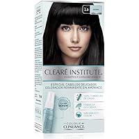 Colour Clinuance | Colorazione Permanente per Capelli Delicati | 1.0 Nero | Senza Ammoniaca, Parabeni, Silicone | Più luminos