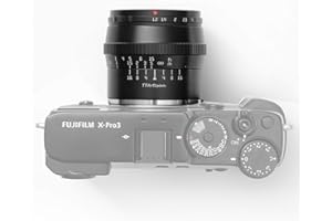 TTartisan 50mm F1.2 APS-C Large Aperture Camera Lens Manual Focus Fixed Lens Compatible with Mirrorless Camera FujiFilm X X-A1 X-A10 X-A2 X-A3 X-T4 X-T3 X-T10 X-T2 X-T20 X-T30 X-Pro1 X-Pro2 X-E1 X-E2