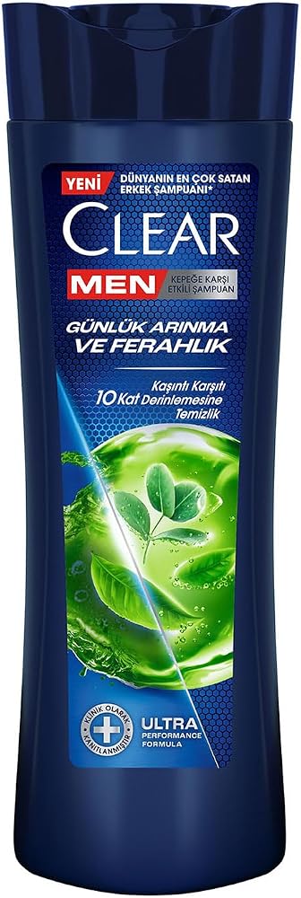 Clear Men Kepeğe Karşı Etkili Şampuan Günlük Arınma ve Ferahlık 350 ml