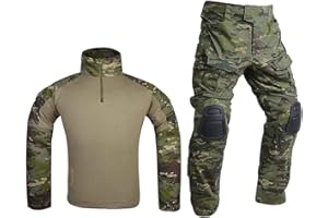 EMERSONGEAR Gen3 Uniform, Militär-Painball-Anzug, Armee-Airsoft-Kampf-BDU-Hosen-Shirts mit Knieschonern