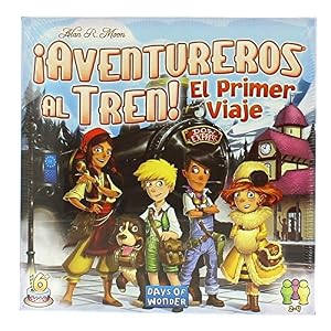 Days of Wonder | ¡Aventureros al Tren! El Primer Viaje | Juego de Trenes Fácil y Divertido para Jóvenes Exploradores | A Partir de 6 Años | De 2 a 4 Jugadores | 15-30 Minutos por Partida | Español