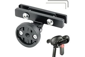 Lunaanda Bicycle Seat Mount, Compatible with Garmin Varia RTL510 RTL515 RVR315 Rear Light Radar, Aluminium Alloy Bicycle Saddle Arch Mount