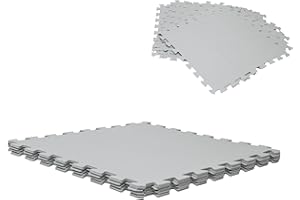 WERKA PRO Dalle pour Piscine Grise 50x50cm 3mm épaisseur 9 pièces