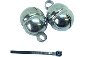 GB FALCONRY SUPPLIES Falconry Lahore Nickel plated Bells (pairs)(size 9)