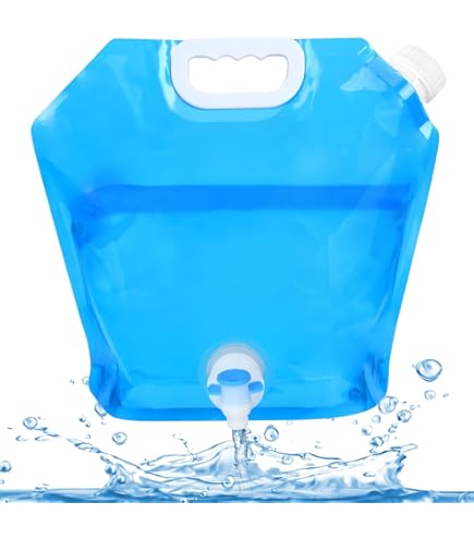 Sacca D'Acqua Pieghevole Da Campeggio - 7,9 Litri Portatile E Senza Perdite