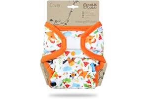 Cover Petit Lulu | Taglia unica | Hook & Loop | Pannolini lavabili | | Pannolino di stoffa | Prodotto in Europa (Forest Fairytale)