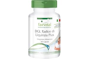 Fairvital | Liquirizia Plus - Alto dosaggio - 180 Capsule Vegane per 1 Mese
