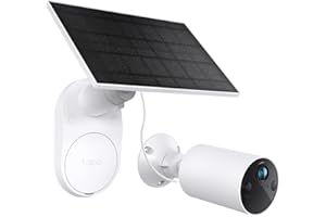 Tapo C410 KIT 2K(3MP) Caméra de Surveillance WiFi Extérieure sans Fil Solaire, Autonomie permanente de la Batterie, Personne Détection, Vision Nocturne en Couleur, IP65 Etanche, Aucune hub requis