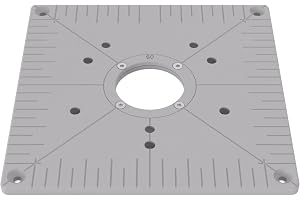 PRIWAS inläggsplatta kompatibel med Bosch POF 1200 AE/1400 ACE