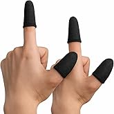 Coverzone Mobil Oyun Parmak Kılıfı, Y&uuml;ksek Hassasiyetli Dokunmatik Parmak Kolu, Terletmeyen Kaydırmaz Gamer Finger Sleeve, FP