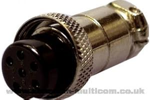 Rocket Radio NC-518 6 Pin Female Microphone Plug