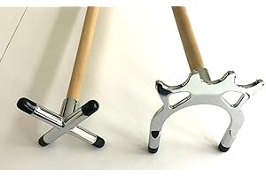 CUEBALL16 2 x 57 2 Piece Pool/Snooker Cues with CHROME CROSS & SPIDER/Bridge Rests