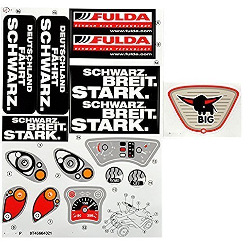 Preisvergleich Produktbild BIG-New-Bobby-Car Fulda Aufkleber