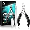 Wanmat Toe Nail Clipper for Ingrown or Thick Toenails,Toenails Trimmer and Professional Podiatrist Toenail Nipper for Seniors with Surgical Stainless Steel Surper Sharp Blades Lighter Soft Handle