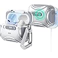 ESR for AirPods Pro 2 Case (2023/2022/2019, 2nd/1st Gen), Compatible with AirPods Pro 2nd Generation (USB-C/Lightning Cable), Effortless MagSafe, Drop-Proof Lock, Easy Open, Cyber Series, Gray