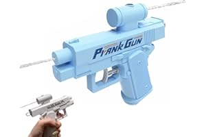 CHENRI Prank Water Gun, Prank Gun, Prank Squirt Gun, Pistola ad acqua a due vie, Spruzzatore d'acqua creativo, divertente pistola ad acqua per adulti e bambini (blu)