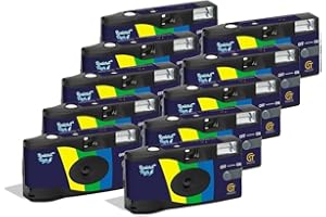 GT PHOTO GTPHOTO - Fotocamera compatta Realishot Flash a 27 pose, confezione da 10