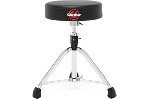 Gibraltar Drum Stool 9000 Series Round Pro Series, 9608E (Diameter: 35cm, Vinylsits, Super Lock, Tripod Position, 'Super Foot