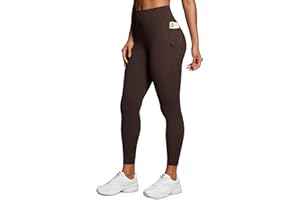 CRZ YOGA Damskie legginsy treningowe Butterluxe 61 cm - spodnie do jogi z wysokim stanem na siłownię z kieszeniami, miękkie