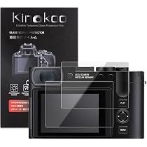 Screen Protector Compatible For Leica Q2 Viewfinder LCD Screen, FANZR 0.3mm 9H Hardness Anti-Scratch Tempered Glass (2 2 Pack