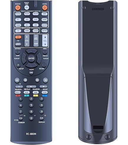 RC-803M Télécommande de Remplacement - VINABTY RC803M AV Receiver Télécommande pour Onkyo TX-NR609 HT-S7409 HT-S8409 RC 803M Remote Control