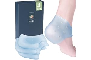 SMATIS Ochraniacz pięty na zapalenie powięzi podeszwowej, 4 szt. miseczek na ból pięty, zapalenie ścięgna Achillesa, ostroga kości, bóle stóp, łagodzi ból