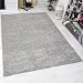 Produktbild VIMODA prime1000 Shaggy Hoch-/Langflor Teppich, Modern für Wohn-/Schlafzimmer, Polypropylen, grau, 120 x 170 cm