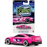 Hot Wheels Neon Speeders 2017 Nissan GT-R R35 Pembe JKY01