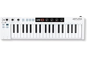 Arturia - Keystep 37 - Creative MIDI Controller, Sequencer, Arpeggiator and Chord Generator - 37-Note Slimkey Keyboard, Assignable MIDI CC Controls, Scale Mode, Versatile Connectivity