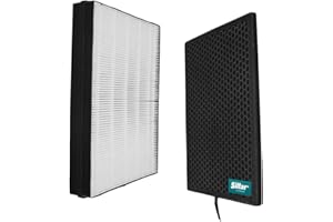 PUREPOWER Zestaw Filtrów HEPA z Węglem Aktywnym, Kompatybilny z Filtrem FY2422/30, FY2420/30, Philips AC2889, AC2887, AC2882, AC3829 Oczyszczacz Powietrza