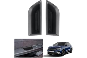 GAFAT Compatible avec Renault Austral/Espace VI 2023 2024 2025 Boîte de Rangement, Austral E-Tech Hybrid Console Centrale Plateau Organisateur de Porte, Austral Accessoires [Porte Arrière 2 Pièces]