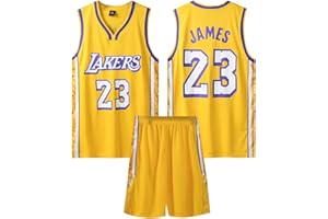 ABRTJCL Kinder/Erwachsene Basketball Trikot Shirt und Shorts 2024, 2-Teiliges Kinder/Erwachsene Basketball ärmellose Anzug, Kinder/Erwachsene Basketball T-Shirt Weste + Shorts