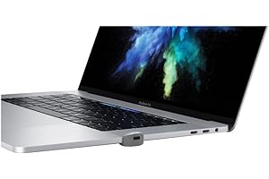 Compulocks Maclocks MacBook Pro Touch Bar Ledge Lock Slot Adattatore per 15" e 13" (quattro Thunderbolt) A1989, A1990, A1707, A1706, A2251 - Argento (MBPRLDGTB01)