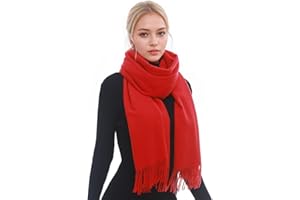 RIIQIICHY Bufanda Mujer Invierno Pañuelos Grandes Fular Foulard Fulares Pashmina Chal Fiesta