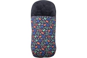 JYOKO KIDS Sacco per passeggino compatibile con Baby jogger City Mini, Joolz (HAPPY DINO, PILE)