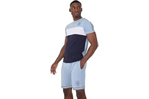 BRAVE SOUL Men's T-Shirt and Shorts Set - Casual Outfit with Short Sleeves and Comfortable Athletic Fit Two-Piece Activewear Set, Size- S to 2XL