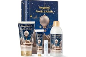 Bottega Verde - Cofanetto Regalo Favola di Natale, con Bagnodoccia 250 ml, Crema Mani 30 ml, Latte Corpo 150 ml, Balsamo Labbra, Profumo di Muschio Bianco e Fiori Bianchi